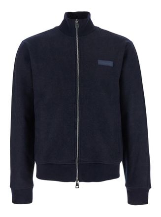 Givenchy Navy Blue Logo Jackets
