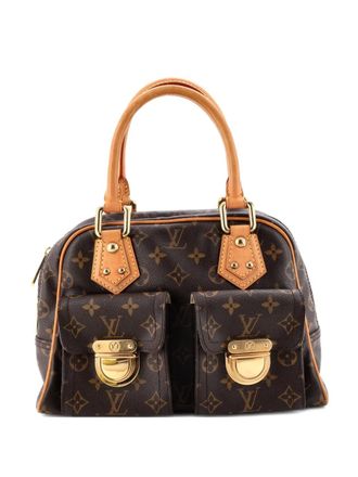 Louis Vuitton Manhattan Handbag Monogram Canvas PM satchel - Bruin