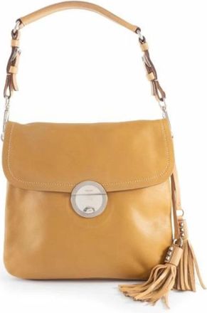 Prada Pre-owned Leather prada-bags - Dames - Vintage Schoudertas - Beige - ONE Size - Vintage