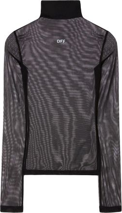Off-white Off Stamp long-sleeve top - Black