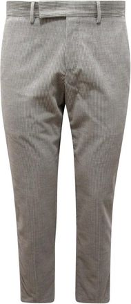 PT01 Rsz 1Z00Fwd Edge Velvet Trousers - Trousers - Hombre - Gris - S