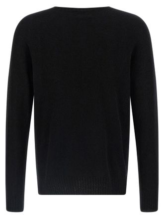 Maryya Cotton-Blend Spongy Knit Sweater - Black
