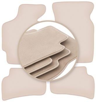 OEM Alfombrillas Beige Premium Para: Ford Probe Mk1 Coup&eacute; 1988-1992