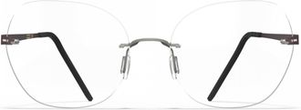 Blackfin Bf1074 Titanium Rimless Square Sunglasses