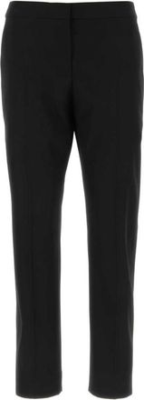 Dries Van Noten Black twill Poumas pant