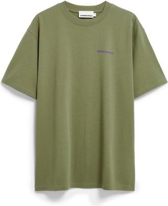 Armedangels Maarkos Outgrown T-Shirt f&uuml;r Herren | oliv