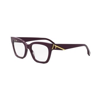 Fendi First Oval Optical Frame - unisex - Brillen - Paars - 52 MM - Accessoires
