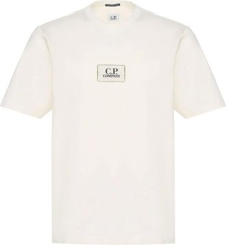 C.P. Company C.p. Company, Heren, Tops, Wit, Maat: S Katoen