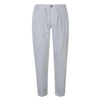 Eleventy Pantaloni - male - Eleventy - Slim-fit Trousers - Blue - W32 - Trousers