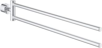 GROHE Atrio Handdoekhouder - 48.9cm - dubbel - draaibaar - chroom