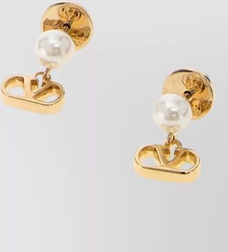Valentino Garavani brass hoop earrings