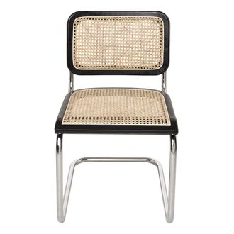 Vintahome Silla De Comedor De Rat&aacute;n negro