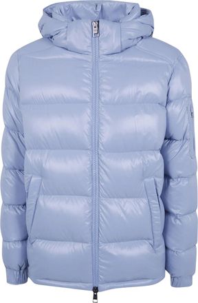 Herno Glossy Quilted Sleeve Pocket Padded Jacket