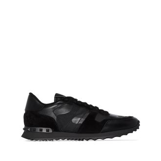 Valentino Garavani Sneakers, male, Black, 8 UK, Nappa Leather Sneaker