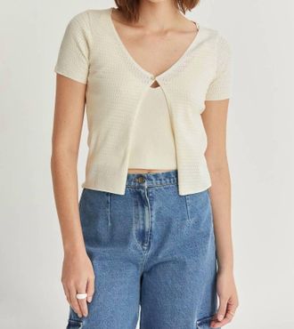 Crescent Alara Top In Ivory