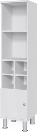 Vicco Armario De Ba&ntilde;o Mediano Fynn, Blanco, 30 X 130.6 Cm Puerta Peque&ntilde;a