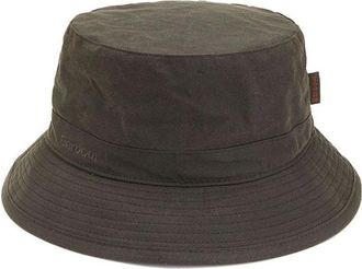 Barbour Groene Wax Sport Hoed - Heren - Hoeden - Groen - 2XL - Katoen - Accessoires