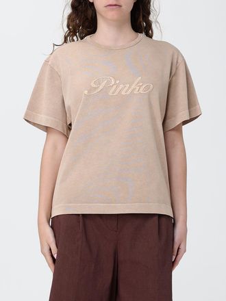 Pinko T-shirts in cotone con logo Pinko