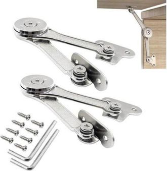 OEM Bisagra Elevadora Ajustable De Aleaci&oacute;n De Zinc, Bisagra De Soporte, Para Puertas De Armarios, Cajas De Almacenamiento De Madera, Cocina, Muebles, Pue