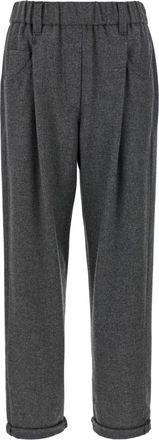 Brunello Cucinelli Grey Wool Pants