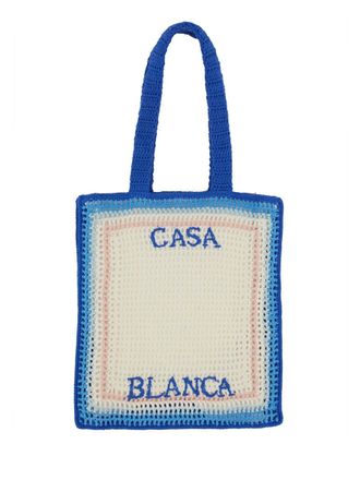 Casablanca Womens Crochet Bag Multicolour Main: Cotton Handbags Hand