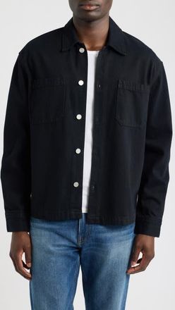 Frame Denim Cotton Blend Denim Shirt Jacket in Sharp at Nordstrom, Size Xx-Large