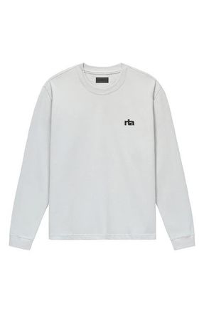 Rta Lawrence Long Sleeve Graphic T-Shirt in Smoke Spiked Type at Nordstrom, Size Xxx-Large