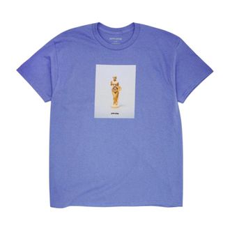 Fa T-Shirts, male, Purple, Size: L 2030 Statue Tee
