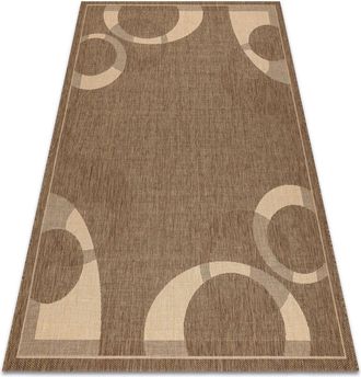 RugsX Rugsx - carpet sisal floorlux 20078 coffee / mais brown 140x200 cm