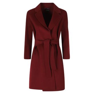 Max Mara Dames, Mantels, Rood, Maat: 2XS Wol