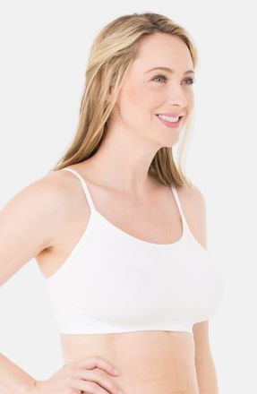 Ingrid & Isabel Seamless Maternity Sleep Bra in White at Nordstrom, Size Medium