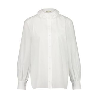 Saint Laurent Mujer, Blusas y Camisas, Blanco, Talla: S