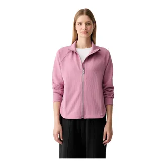 DKNY Dkny, Hoodies & sweatvesten, Dames, Roze, XL, Polyester, Full-zip Trainingsjack