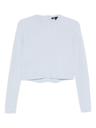 Maje ribbed sweater - Blauw