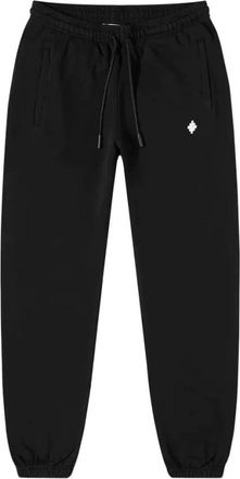 Marcelo Burlon Cross Relax Trainingsbroeken Zwart Wit - Heren - Sweatpants - Zwart - S - Broeken