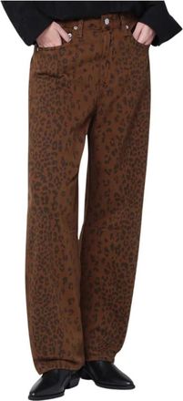 Citizens Of Humanity Miro Long Relaxed Jean - Dames - Loose Fit Jeans - Bruin - W28 - Katoen - Jeans
