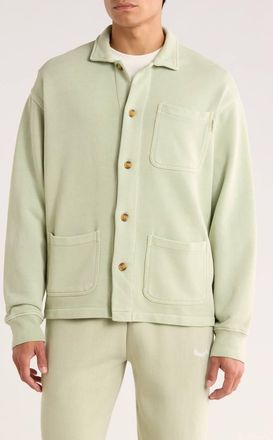 Museum of Peace and Quiet Wordmark Chore Coat In Sage