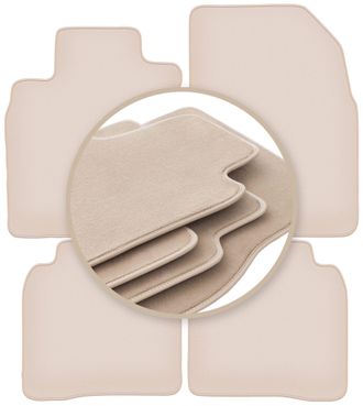OEM Alfombrillas Beige Premium Para: Nissan Note I E11 Monovolumen 2006-2012