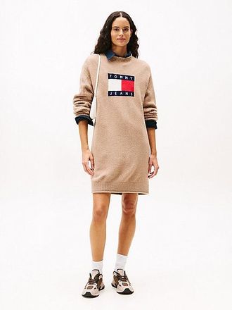 Tommy Hilfiger Tommy Flag Badge Mini Jumper Dress