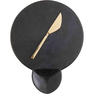 Mud Pie Stoneware Cheese Serving Set in Black at Nordstrom Rack