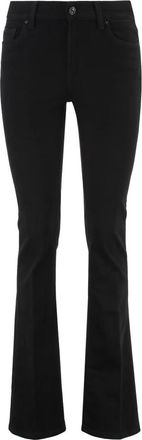 7 For All Mankind High-rise Bootcut Jeans - Dames - Bootcut Jeans - Zwart - W26 - Katoen - Jeans