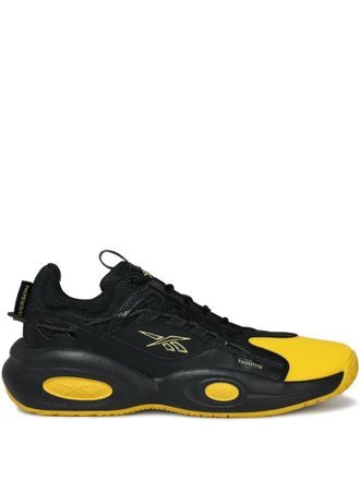 Reebok Solution Mid Core Black/Toxic Yellow sneakers