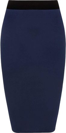 PVC Wet Look Mini Pencil Tube Bodycon Band Skirt – Women's UK 8-26, Stretch