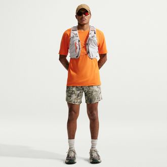 Nike Mens Nike ACG Chamo Camo 6 Brief-Lined Trail Running Shorts in Green | IM5134-355