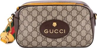 Gucci Neo Vintage Camera Messenger Bag GG Coated Canvas crossbody bag - Bruin