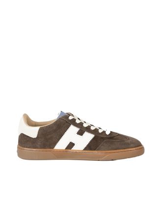 Hogan Brown Cool Suede Leather Sneakers