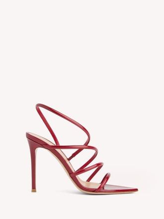 Gianvito Rossi Ettie Sandal in Red Nappa at Nordstrom, Size 39.5