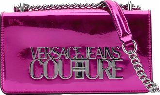 Versace Jeans Couture Logo-lettering crossbody tas - Dames - Schoudertassen - Roze - ONE Size - Tassen