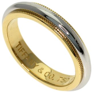 Tiffany & Co. Yellow Gold (18K) Platinum 950 Band Ring (Pre-Owned)