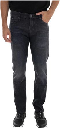HUGO BOSS H-Delaware Jeans - Heren - Slim Fit Jeans - Zwart - W36 - Katoen - Jeans